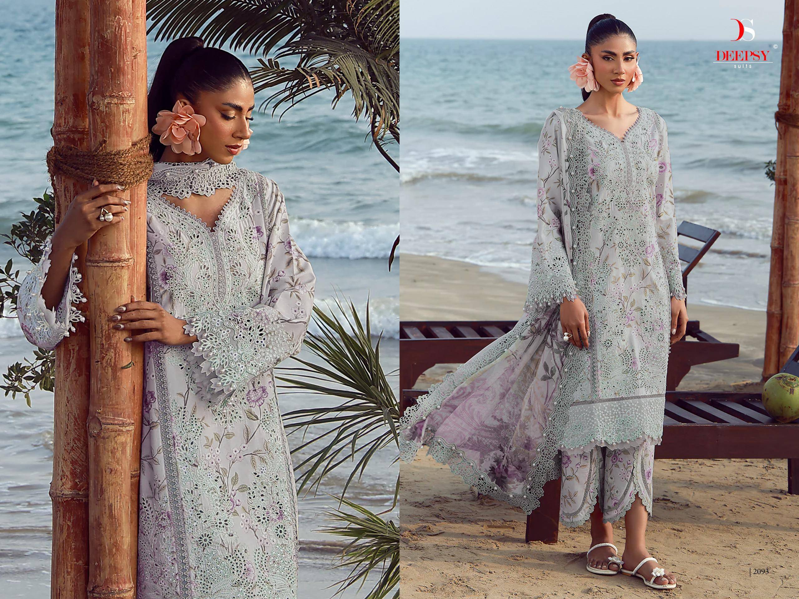 Jade Flora Premium-2 by DEEPSY SUITS 2091 to 2098 series Indian Pakistani ethnic wear Pure cotton At Wholesale Price